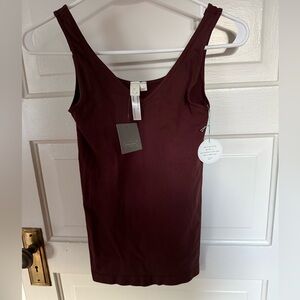 Anthropologie Eloise brown  Tank Top Camisole size small NWT